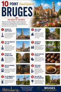 10-Point Travel Guide to Bruges – Premium Illustrated Downloadable Travel Infographic